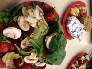 A recent first trip to the salad buffet for me at Sweet Tomatoes.