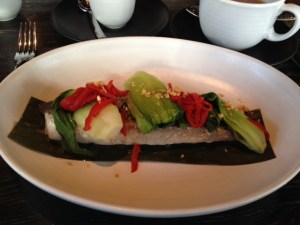 My wonderful sea bass at Embeya.