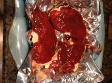 That's about two ounces on each breast