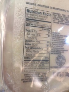 Sarra Lee reduced sodium oven roasted turkey