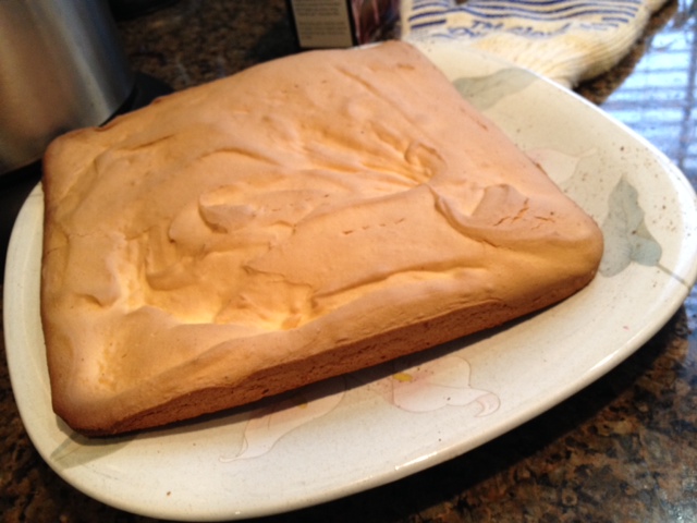 The low-salt, low-fat cake