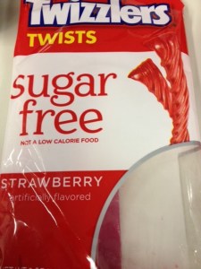 Sugar free twizzlers -- not worth the stomach pain.