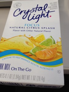 Crystal Light flavoring mix