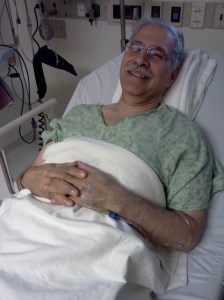 Me, following angioplasty in 2012. I've since lost 23 pounds.