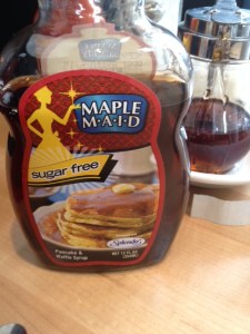 Check sodium content for any sugar-free syrup you use. 