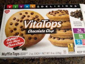 Look at all those chocolate chips on each top...