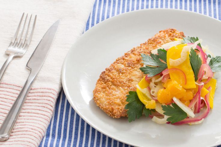 Matzoh Chicken from Blue Apron; hold the salt...and maybe the sugar.