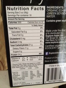 Looks promising, lots of protein too.