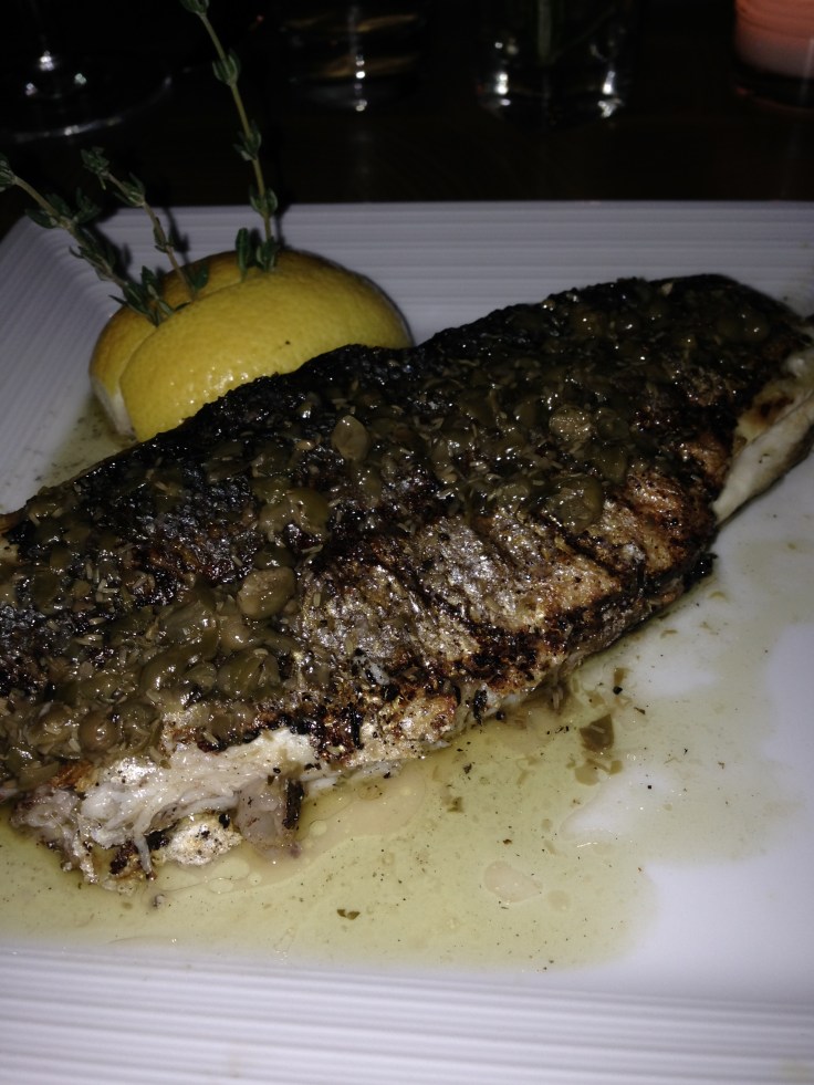 My Brazino was unspeakably delicious. And filleted expertly.