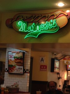 The food court is a bit run-down, much like Times Square used to be.