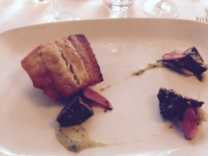 The sear was perfect, the plate wonderfully artistic.