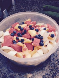 ...into yummy fruit salad.