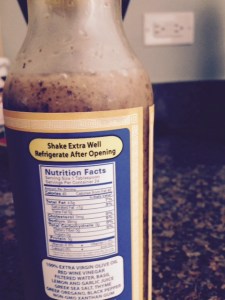 Nutrition information for Strompolos lemonaki dressing, only 38 mgs of sodium per tablespoon.