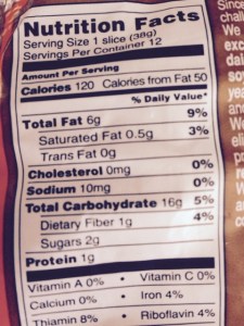This rice bread has only 10 mgs of sodium per slice.
