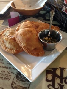 A touch of Cuba on the wall at Senor Pan.