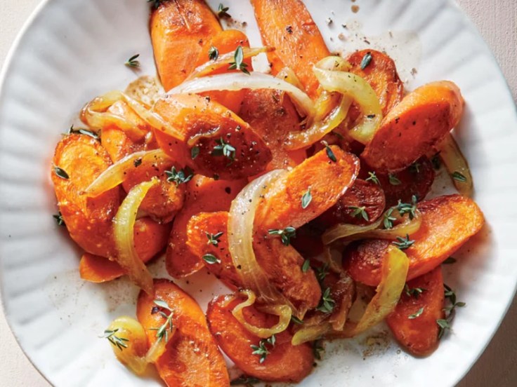 balsamic carrots and onions