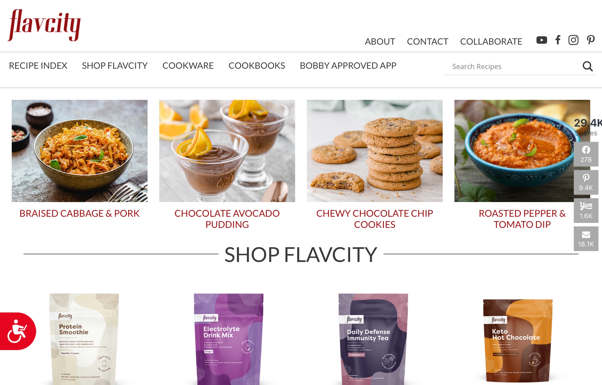 Check FlavCity — lots of recipes but no saltfree choices The No Salt
